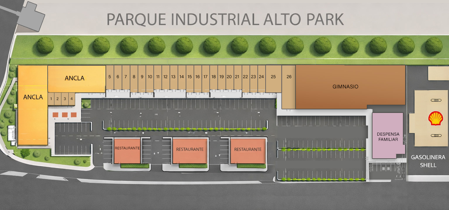 Plano de Conjunto — Alto Market